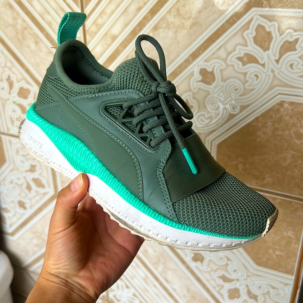 Puma Green sneakers- TSUGI Apex Jewel Street2 women’s